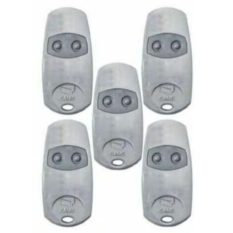 Pack de 5 TOP-432EE Télécommande Motorisation Portail Porte de Garage Compatible CAME TOP-432EE