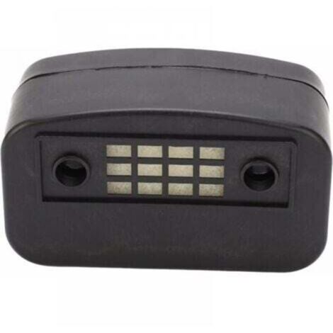 Silencieux de compresseur d'air 65 mm silencieux de compresseur d'air filtre d'admission de pompe à bruit coque en plastique carrée