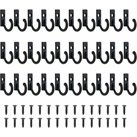 Petits crochets vintage, support mural pour porte-clés, crochets de suspension, crochets à bijoux, crochets à clés pour vêtements, patères, patères avec vis, patères pour montage mural, salle de bain,