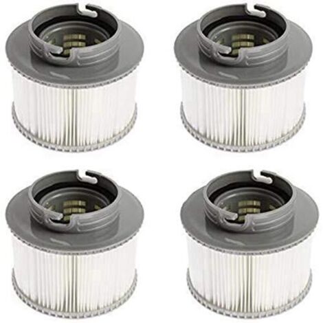 Mscomft Lot de 4/8 Cartouches filtrantes de Rechange pour Bubble Spa (Version améliorée 2020 pour s'adapter à Tous Les modèles (4 Pcs)