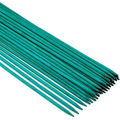 50 pcs 38 cm Bambou Plante Bâtons Vert, Bâtons Plante Support Fleur Bâton, Orchidée Bâton Plante Bâtons Avec 50 Attaches Plantes Pour Soutenir Plante Grimpante Orchidée Tomate