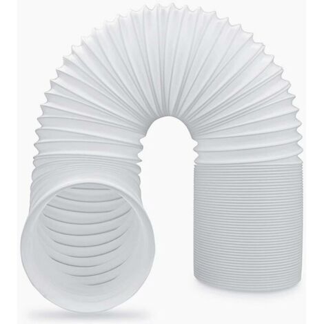 Tuyau d'évacuation d'air pour climatiseur mobile – Flexible en PVC renforcé – Diamètre 15cm, longueur 200cm – Résistance à la chaleur et à la corrosion