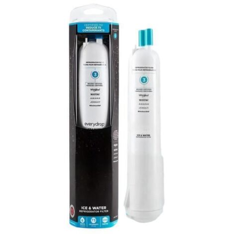 Filtre à eau et à glace pour réfrigérateur Odipie, EDR3RXD1, paquet individuel, 1 paquet