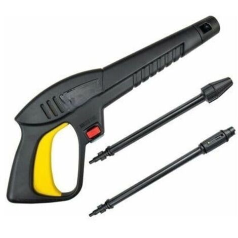 Pistolet à eau haute pression avec lance à jet variable et lance pivotante, compatible avec les nettoyeurs haute pression Lavor.