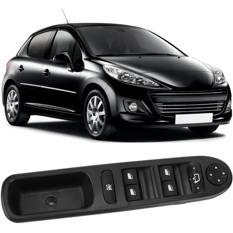 Commande de lève-vitre électrique avant droit compatible avec Peugeot 207 6490.EH
