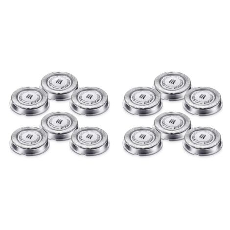 Lot de 12 Têtes Rechange pour Rasoir Tête SH30 Compatibles Les Rasoirs électriques Séries 1000, 2000, 3000
