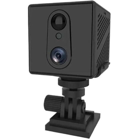 Mini caméra avec carte SIM 4G et batterie 3000 mAh, vision nocturne, détection de mouvement et surveillance de sécurité (4G)