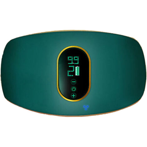 Ceinture abdominale haute fréquence vibration - Pétrissage uniforme USB - Infrarouge lointain - Amincissement vert