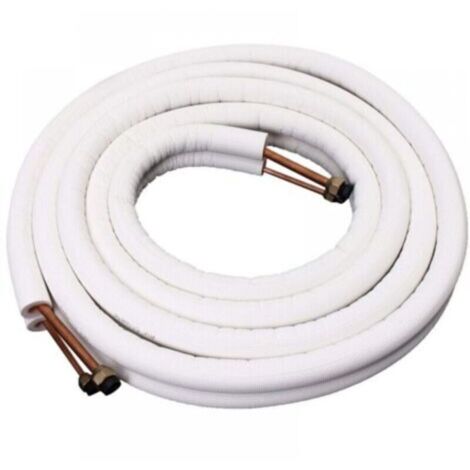 PRÊT A POSER LIAISON BI TUBE FRIGORIFIQUE M1 CLIMATISATION 1/4 3/8 RACCORDS PRÊT MONTES 1 METRES NF,Diamètre du tube (6+10) 1P1 m tube de cuivre avec écrou