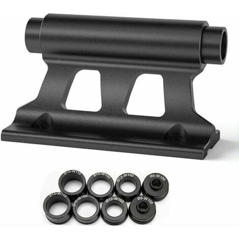 Debuns – Support de fixation de fourche de vélo – Montage vertical/horizontal – Alliage aluminium léger – Compatible porte-vélos voiture
