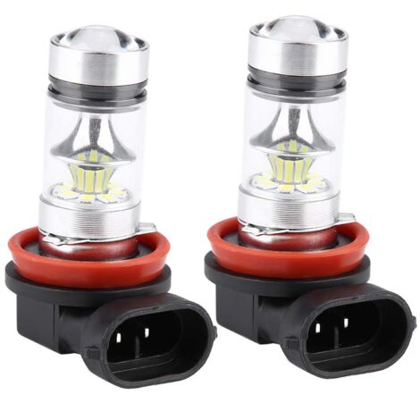 GARRYFIZH 100W 2X H8 H9 H11 ampoules de phares antibrouillard de voiture pour la conduite de grenouille (1/5)