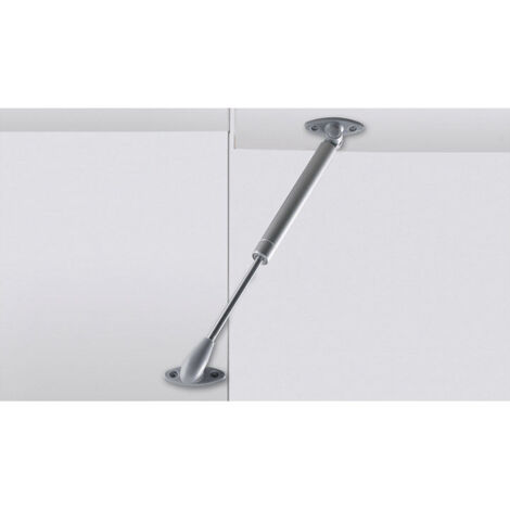 Compas de porte relevable lift basic - Sens : Réversible - Matériau : Acier / Plastique - Décor : Gris - Type de palier : Support et pied à visser - Poids abattant : 3,2 kg - (1/2)