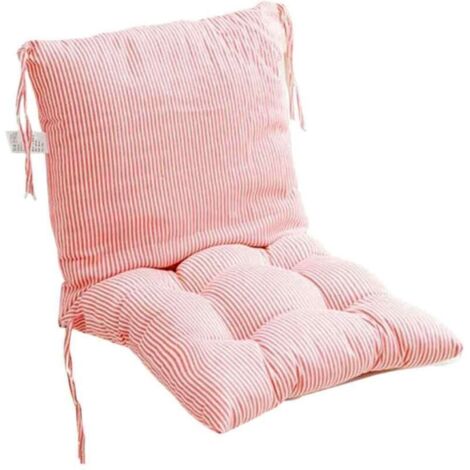 Basetbl – Coussin de chaise de bureau en tissu polyester – Rembourrage coton doux – Résistant aux taches – Confort optimal pour le dos et les fesses