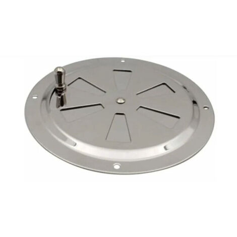 1 pièce grille de ventilation ronde en acier inoxydable 316, réglable avec bouton d'ouverture, diamètre 125 mm, pour yachts, camping-cars et habitations (1/5)