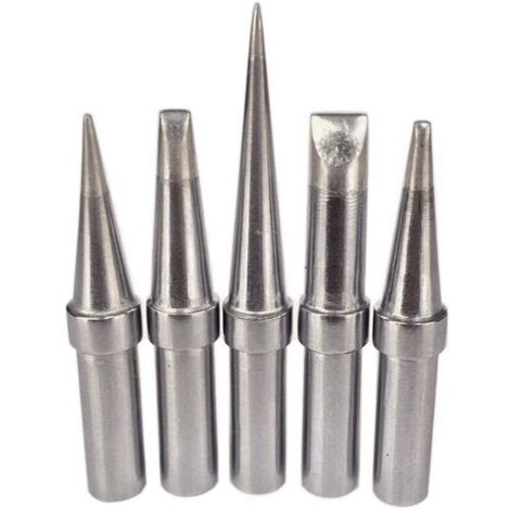 Lot de 5 pointes de fer à souder de rechange pratiques sans plomb ETA ETB ETD ETS ETT pour Weller WESD51 WESD50 WCC100