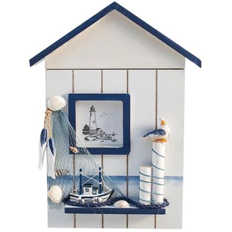 Boîte à clés murale en bois, support pour articles divers, pratique et pratique, boîte de rangement pour clés