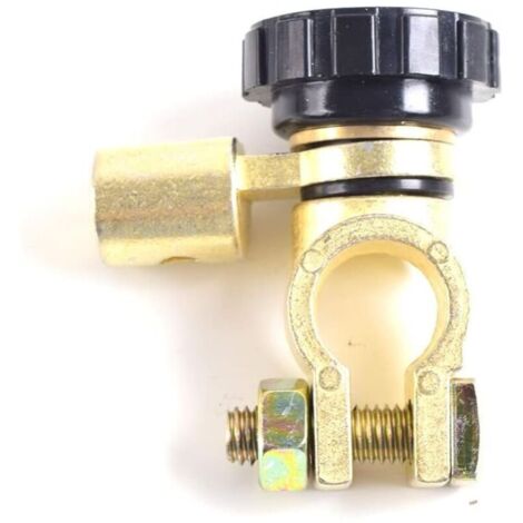 1 interrupteur coupe-batterie voiture, bouton rotatif manuel, bornes latérales GM, protection antidecharge, pour véhicules électriques et thermiques (1/5)