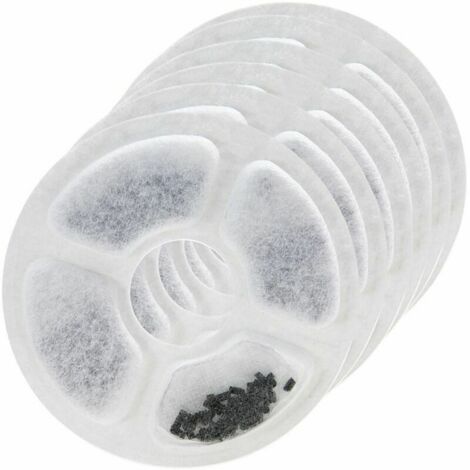 6 pièces/boîte fleur fontaine filtre filtre de remplacement fontaine à boire chat distributeur d'eau pour Dadypet fontaine pour animaux de compagnie fontaine à boire saine et hygiénique