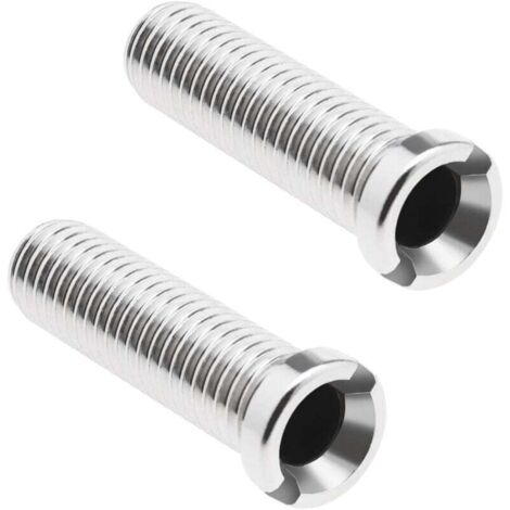 Basetbl – Lot de 2 vis filetées M12 x 45 mm en acier inoxydable 304 – Pour éviers de cuisine – Résistantes à la corrosion (1/5)