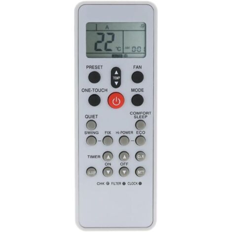 1 télécommande climatiseur Toshiba, compatible WC-L03SE, remplacement complet avec fonctions originales, pour modèles Toshiba récents (1/5)