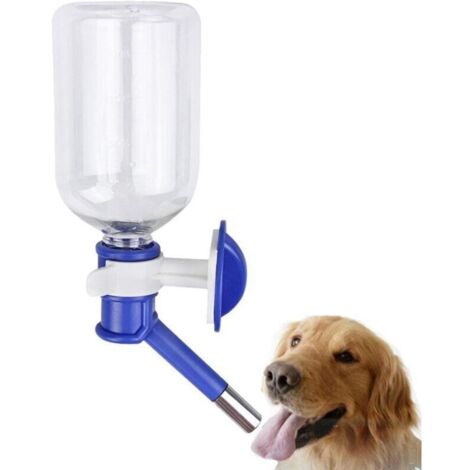 Bouteille d'eau pour animaux de compagnie de 500 ml, mangeoire automatique, distributeur d'eau (1/4)