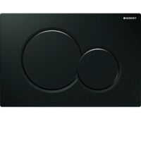 Plaque de commande wc, Geberit Sigma01 - Placca di comando SIgma01, nera 115.770.DW.5