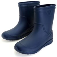 Bottes en caoutchouc pour hommes, bottes de pluie mi-hautes imperméables, bottes de pêche