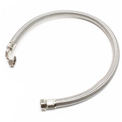Tuyau flexible acier 1m, 1 pour installation d'eau domestique"