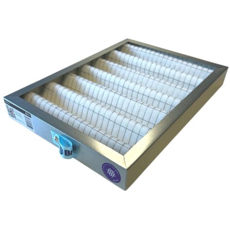 Brizz – Filtre VMC G4 pour ventilation positive EOLETEC Ecodesign – Dimensions 287 x 400 x 48 mm – Lavable et réutilisable jusqu'à 100 fois
