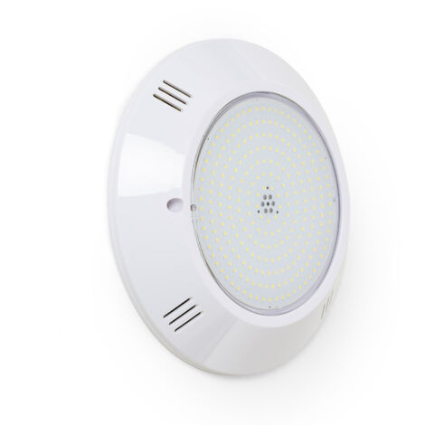 Ledkia – Spot LED submersible pour piscine 12V AC/DC – 20W – IP68 – Blanc froid 6000K – Polycarbonate haute résistance – Installation facile