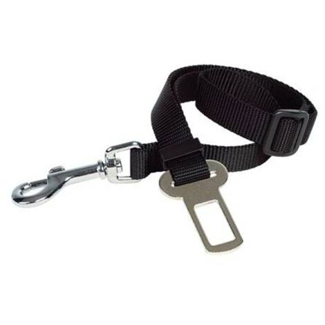 Laisse de sécurité auto pour chien – Longueur réglable 0,55 à 0,70 m – Largeur 20 mm – Compatible avec harnais de sécurité – Chadog
