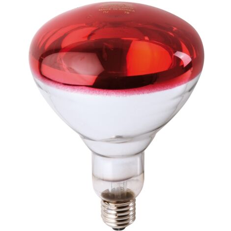 Ampoule infrarouge 250W E27 – Chaleur ciblée pour bien-être animal – Résistante aux éclaboussures – Durée de vie 5000 heures – Kerbl