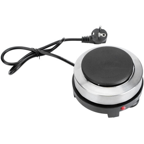 Eosnow – Plaque chauffante électrique 500W – Acier inoxydable – Pour café, thé, lait – Surface antidérapante – Compacte et légère - 220-240V