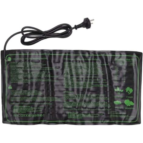 Tapis chauffant semis imperméable pour jardin horticulture, prise EU 220-240V (1/4)