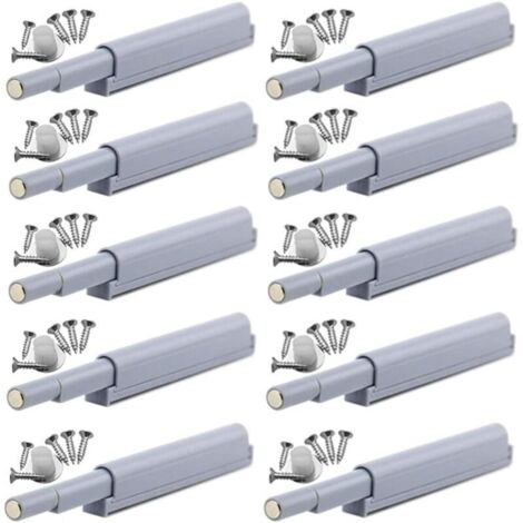 Appuyez pour ouvrir magnétique loquets Fermetures magnétiques push-open ouvre et ferme la porte avec une simple pression (10 pièces) (1/5)
