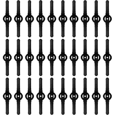 Lot de 30 lames de rechange en plastique pour coupe-bordure – Compatibles tondeuses sans fil – Matériau ABS haute qualité – Longueur 139mm (1/5)
