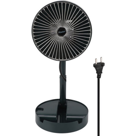 Chauffage d'espace PTC Chauffage rapide Chauffage de bureau silencieux Protection contre la surchauffe Chauffage intérieur pour chambre à coucher Dortoir Bureau Prise UE 220 V (1/5)