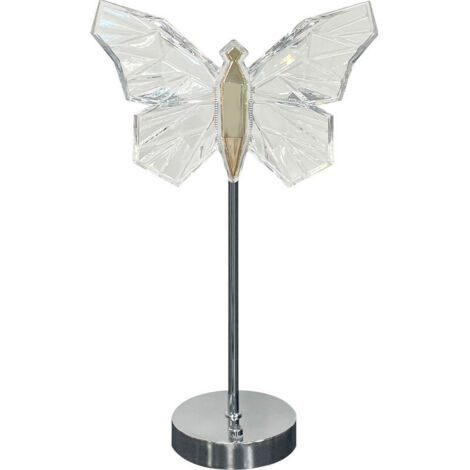 Lampe de Table Lampe de Table en cristal papillon, lampe de nuit décorative, intensité variable (1/2)