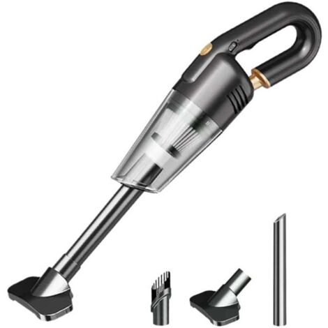 Aspirateur de voiture puissant 4500Pa 60W, mini aspirateur main sans fil rechargeable. Avec filtre USB, pour voiture et maison, efficace sur poils de chien. (1/4)