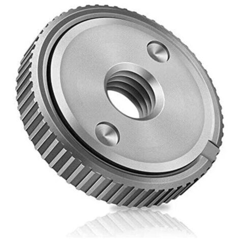 Écrou à dégagement rapide Ulisem compatible avec toutes les meuleuses d'angle à filetage 14, accessoires pour meuleuses d'angle, disque de coupe pour bois (1) (1/4)