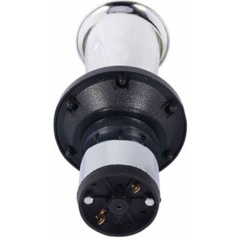 Kaxon Vieux Tacot 12v, 110DB Old Style Horn, 12V 490Hz Trompette De Voiture Klaxon Fort Alarme Corne Antique Vintage Type Classique AHH-OOO-GAH AHOOGA OOGA(argent) (1/4)