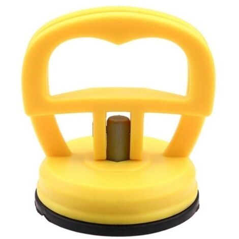 Jaune 58mm voiture indentation réparation extracteur force traction ventouse carrosserie panneau de réparation téléphone portable outil de montage d'écran (1/4)