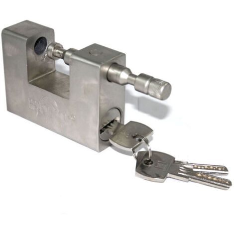 Cadenas blindé anti-effraction en acier trempé 94 mm - (1/2)