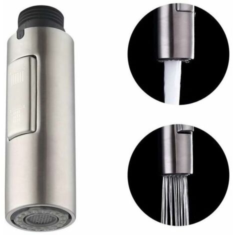 Buse de pulvérisation de remplacement pour robinet de cuisine, tête de robinet amovible universelle (G1/2). (1/5)