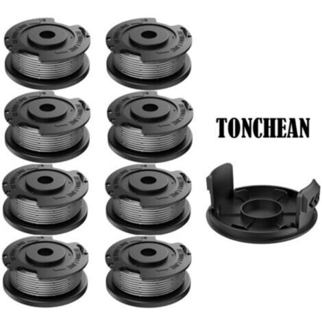 Lot 8 Bobine de Fil Pour BOSCH, Bobine de Rechange en Nylon F016800569 Compatible avec Bosch 1,60 mm 4,0 m, Compatible avec Bosch ART 23 SL/ART 26 SL et 1 capuchon de remplacement F016F04557- (1/5)