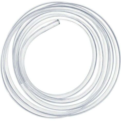 Tuyau de pression transparent Ulisem de 3 mètres, tuyau en PVC 10 x 12 mm (1/4)