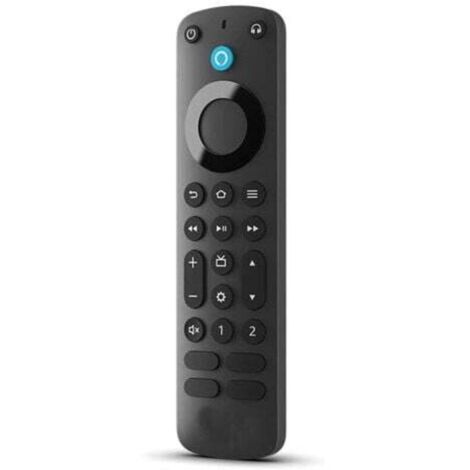 Télécommande vocale Alexa Pro avec fonctionnalité de localisation de la télécommande, boutons de contrôle de la TV et rétroéclairage des boutons Appareil TV compatible requis