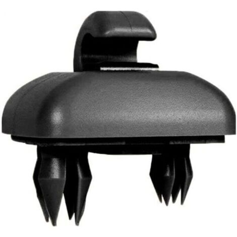 Support de crochet de pare-soleil de voiture de remplacement pour Audi A1 A3 A4 A5 Q3 Q5 (8E0 857 562) A7 B6 B7 B8 S4 S5, noir (1/3)