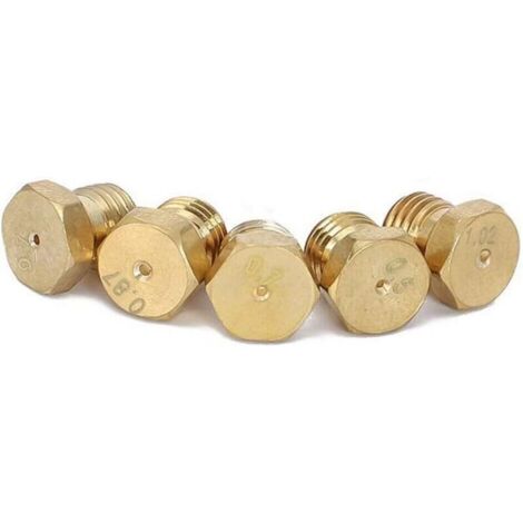 Lot de 5 brûleurs à gaz naturel pour plaque de cuisson au gaz naturel GPL, jets, buses et injecteurs (1/5)