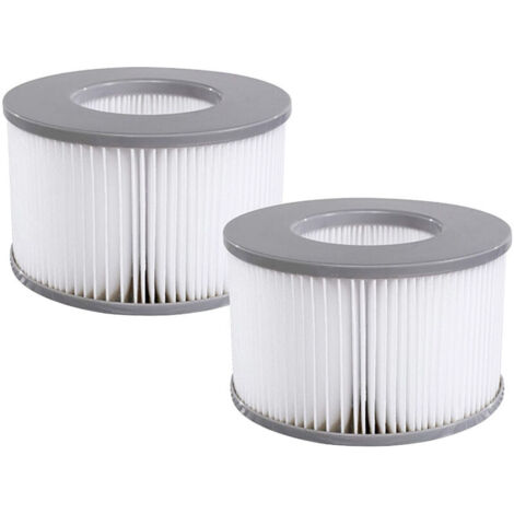 Lot de 2 cartouches filtrantes de rechange pour piscine gonflable Mspa, jacuzzi (1/5)